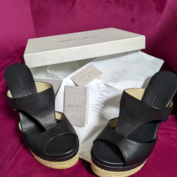 Jimmy Choo Pledge Espadrille Wedges